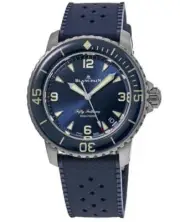 New Blancpain Fifty Fathoms Automatic Blue Dial Men's Watch 5010-12B40-O64B