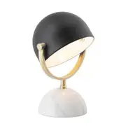 Mercator Ainsley White Marble Table Lamp