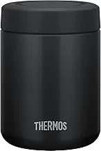 Thermos JBR-501 BK Vacuum Insulated Soup Jar, 16.9 fl oz (500 ml), Black, Standard Model, Hot & Cold Clean, Easy to Clean, Round Mouth Design