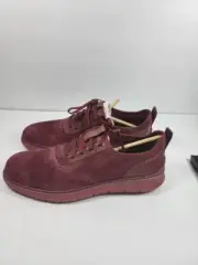 Cole Haan Men's Sz 10 Generation ZeroGrand Oxford Mahogany Red Suede Shoe C30753