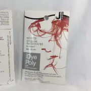iDye Poly Red 449 Fabric Dye for Nylon Polyester & Color Intensifier Lot 54277