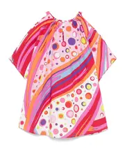 Emilio Pucci Junior Keyhole Neck Printed Dress 13Y Multi