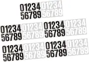 TEHAUX 10 Sheets Number Decals For Mailbox And Outdoor Use Self-adhesive Numbers For Home Address Trash Can And DIY Projects