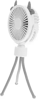 BESTonZON Three Claw Folding Fan Office Fan Portable Handheld Fan Mini Portable Fan Portable Fans Folding Fans Portable Tripod Wall-mounted Fan USB Fan Rechargeable Fan Crib Fan Plastic