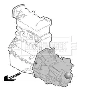 Engine Mount fits VAUXHALL ASTRA K 1.2 Front Left 2019 on Mounting B&B 39004955