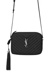 Saint Laurent Lou Camera Bag in Quilted Leather Silver Hardware