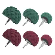 6 Pcs Scouring Pads Non Woven Abrasive Drill Cleaning Kit, Abrasive Buffing P...