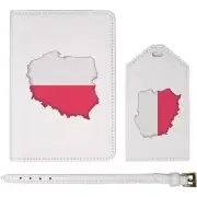 'Poland Country' Passport Cover & Luggage Tag Travel Set (PA00016908)