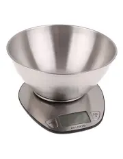 [AcuRite] Stainless Steel Digital Kitchen Scale with Bowl 1g/5kg