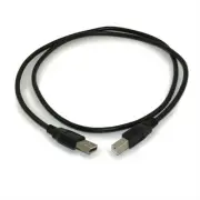 3ft USB 2.0 Certified 480Mbps Type A Male to B Male Cable Black