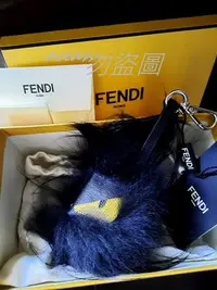 在飛比找Yahoo!奇摩拍賣優惠-【FENDI 芬迪】全新正品MONSTER狐狸毛/毛怪/魔魔