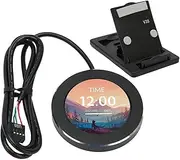 Liquid CPU Cooler LCD Display, RGB CPU Liquid Cooler Screen, AIO Liquid Cooler Circular LCD Display for Desktop Chassis, Water Cooler Screen
