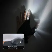 1/2Pcs Finger Gloves with LED Light Flashlight Tools Outdoor Gear Rescue TorchNJ