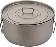 GARENDE Titanium Pot 1.8L Compact Camping Cookware for Camping Hiking Accessories