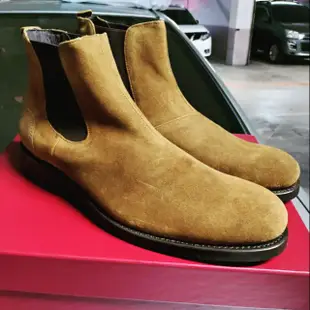 Woverine 1000 mile Chelsea boots tan suede us11.5d 麂皮男靴 雀兒喜靴