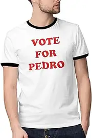 [DIRTYRAGZ] Men's Vote for Pedro T-Shirt, Napoleon Dynamite Costume Graphic Tee Shirt from