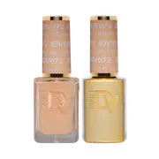 DND DIVA - #072 Chai Latte - Nail Gel & Lacquer Polish Duo 15ml