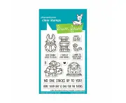 Lawn Fawn Clear Stamp Set - Little Woodland Library Friends