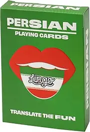 Persian Lingo Playing Cards | Travel Flashcards | Learn Persian Vocabulary in A Fun & Easy Way | 52 Essential Translations