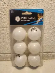 Skull & Crossbones Table Tennis Ping Pong Balls 6pk