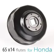 Black Oil Filter Cap Wrench With 65mm X 14 Flutes for Toyota 1800cc AU STOCK