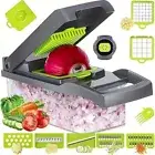 A+ 14-In-1 Vegetable Fruit Chopper Cutter Food Onion Veggie Dicer Slicer Kitchen