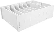 HOUDERCO Cash Organization Box Currency Storage Tray with Compartments for Coins Bills Receipts for Desktop Organization Daily Use