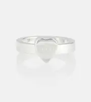 [Gucci] Gucci Heart-detail sterling silver ring N silver
