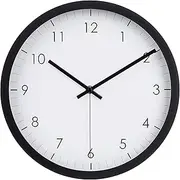 Amazon Basics 12" Traditional Wall Clock - Black