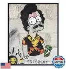Pablo Escobar Graffiti Poster - 8x10 Wall Art Print - Gangster Poster - Funny