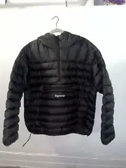 Supreme Micro Down Half Zip Hooded Pullover (X-Large)