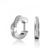 Solid 925 Sterling Silver Huggies