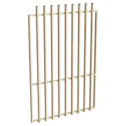 ProtectorAl 800 - 1200 x 1800mm Primrose Aluminium Batten Pool Gate