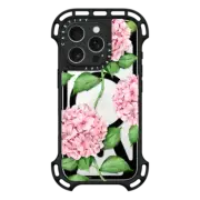 iPhone 16 Pro Ultra Bounce Case MagSafe Compatible Watercolor hydrangea