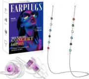 Concert Ear Plugs,High Fidelity Noise Reduction Earplugs,Noise Cancelling Sil...