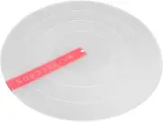 Angoily 1pc Silicone Record Mat Cds Vinyl Records Mat for Disc Vinyl Mat Record Dust Mat Vinyl Record Player Mat Turntable Slipmat Pad Record Player Accessories Platter White