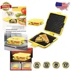 Portable Microwave Sandwich Maker - Yellow, Easy to Use, Nutrient Retention