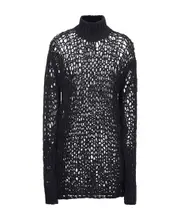 Ann Demeulemeester Cut-Out Knitted Jumper XS Black