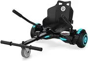 Gotrax HoverflyKart Hoverboard Kart Seat Attachment Accessory for 6.5" 8" 8.5" 10" Self Balancing Scooter, Adjustable Frame Length and Handlebar Control Buggy Attachment, Hover Board Go Kart Accessory