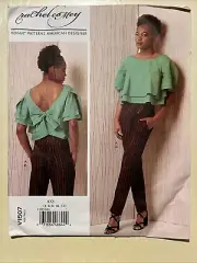 Vogue V1057 Sewing Pattern Comey Top Pants Size 4 to 12