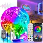 5050 RGB LED Strip Lights 5M 10M 30M 12V 24key Bluetooth Music Sync Controller