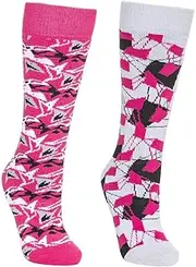[TRESPASS] Childrens/Kids Rockies Ski Socks (Pack Of 2)