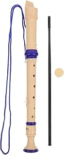 Kisangel 1 Set Beginner German Clarinet for Durable High Pitch Flute Recorder for Music Practice Education for Students and Home Lessons Detachable Design for Easy Cleaning