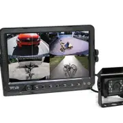 Elinz 7" DVR Monitor 4CH Realtime with 1 Camera Package - 1 Camera Package