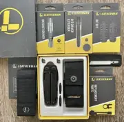 Leatherman Surge Black FULL SET bundle Multitool w/Bit Kit Ratchet Driver + MORE