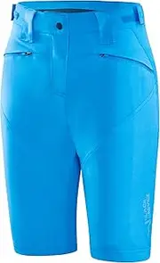 [Black Crevice] Women's MTB Trousers, Women's Cycling Shorts, Water-Repellent & Quick-Drying, Durable & Breathable Mountain Bike Shorts with Comfortable Padding