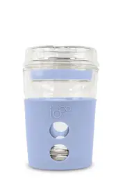 IOco 4oz Piccolo Reusable Glass Coffee Travel Cup - Sea Spray