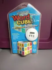 The Word Cube! Game 2007 American Classic Toys Crossword Puzzle Cube New