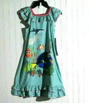 Disney Store Finding Dory Nightgown Girls Size 7/8 NWT