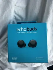 NEW Echo Buds Active Noise Cancellation Earbuds Alexa 2021 2nd gen Charging Case
